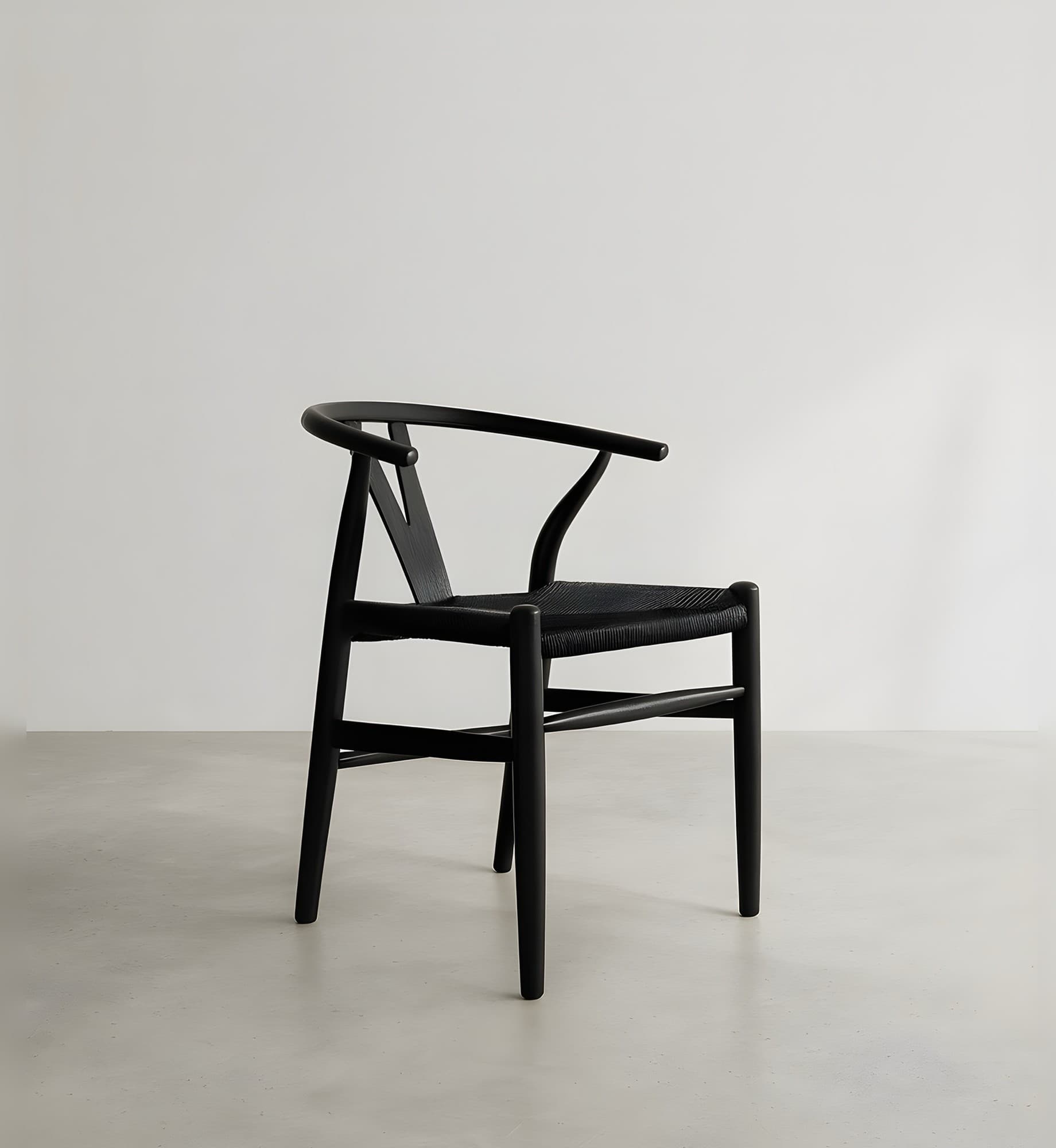 Silla Wishbone Total Black